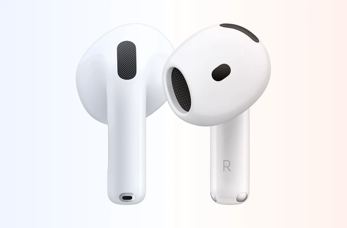 Concept render of open-fit AirPods shown in close-up